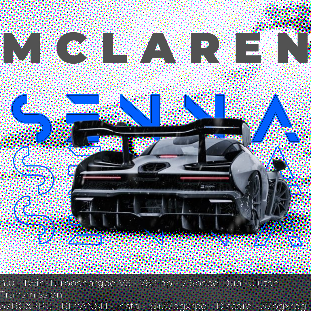 McLaren Senna Poster